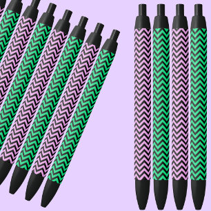 Noir Stylo d'encre noire Motif coloré