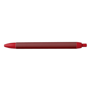 Noir Stylo d'encre noire rouge sang