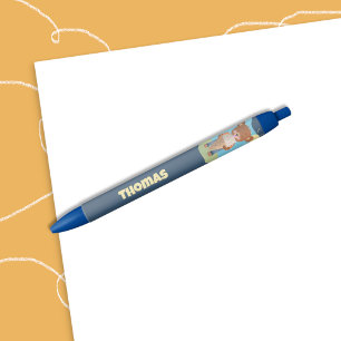 Noir Stylo drôle de gamin gelé du cerveau avec nom