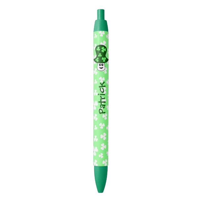Noir Stylo du champignon de St Patrick (devant Vertical)