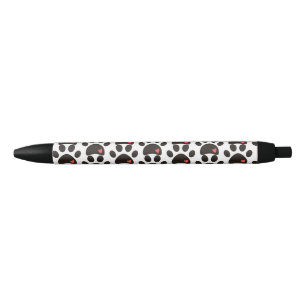 Noir Stylo Empreinte de patte du coeur