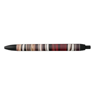 Noir Stylo en bois poli