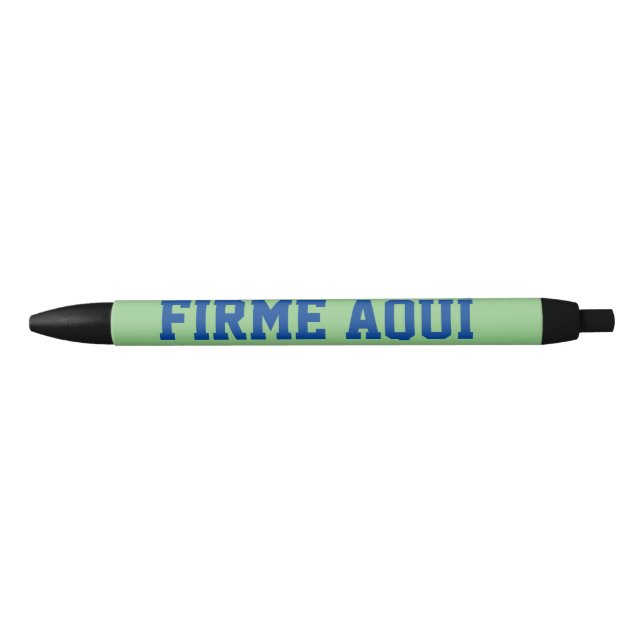 Noir Stylo Firme aquí (Devant)