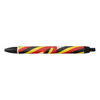 Noir Stylo Konymoi "Couleurs ougandaises : Noir-Jaune-R