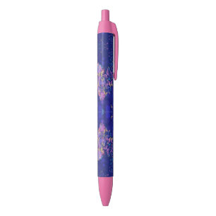 Noir Stylo papillon cardiaque