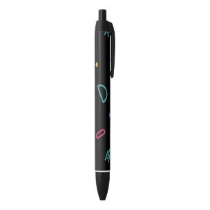 Noir Stylo Pastel Doodle Minimaliste