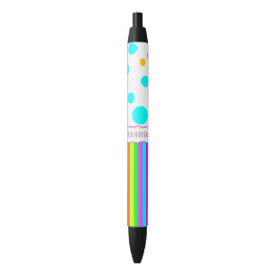 Noir Stylo personnalisé drôle et coloré