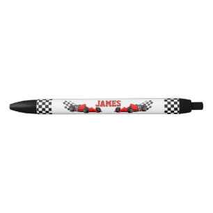 Noir Stylo Personnalisé Garçon Voiture de Course Cool N