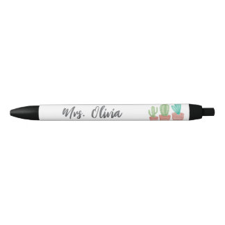 Noir Stylo personnalisé pour enseignant | Accessoire de