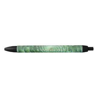 Noir Stylo Plante Succulent Vert Calme