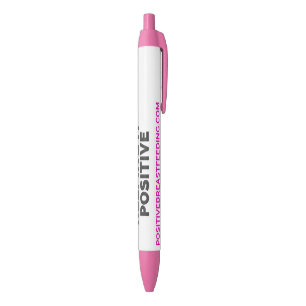 Noir Stylo positif d'attaque éclaire de médias