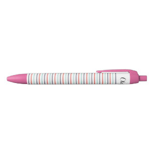 Noir Stylo rayé personnalisé