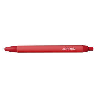 Noir Stylo rouge monogramme