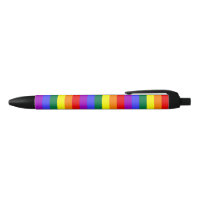 Stylo solide H de rayure d'arc-en-ciel