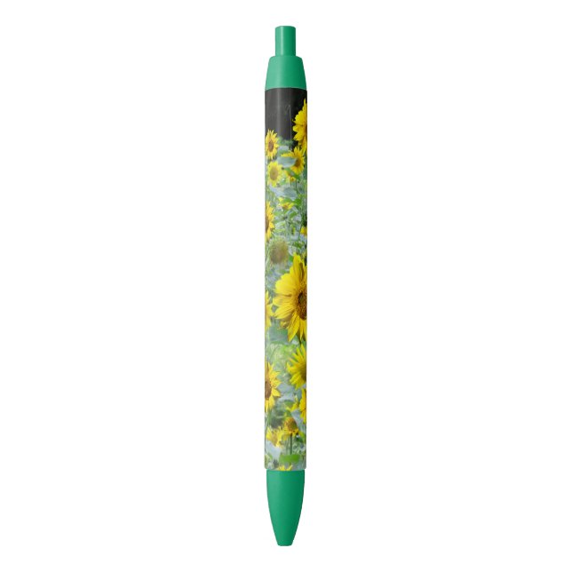 Noir Stylo Sunflower (devant Vertical)