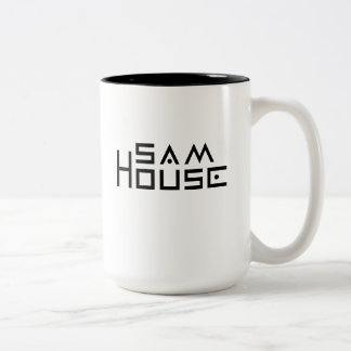 Noir tasse à deux tons de 15 onces