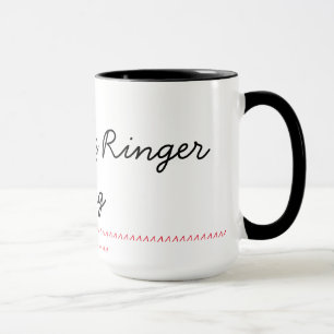 Noir tasse de sonnerie de 15 onces