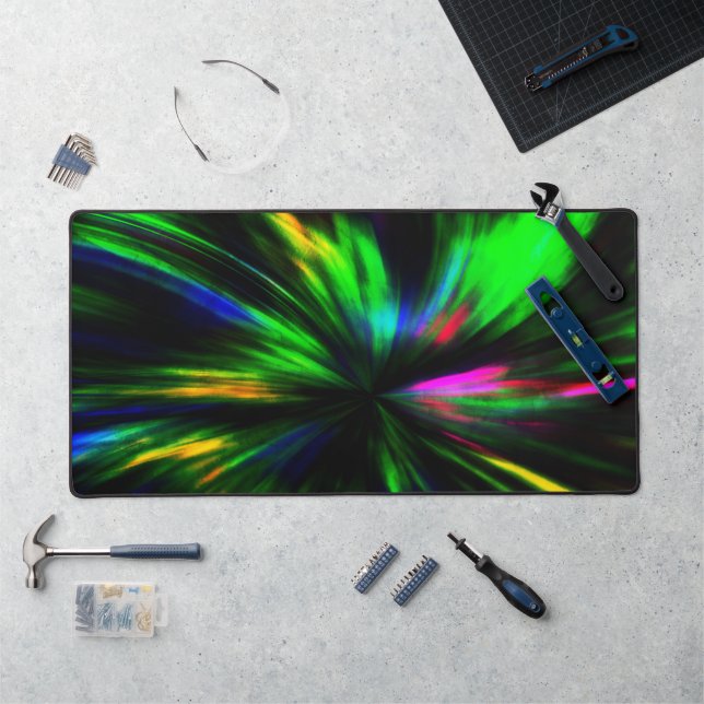 Noir tendance couleur moderne Splash (Poste de travail)