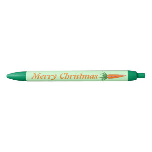 Noir Une carotte pour stylo personnalisé Reindeer de No