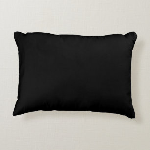 noir uni couleur uni coussin
