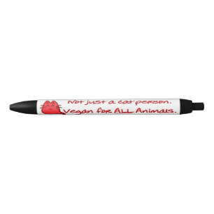 Noir Végétalien pour tout le stylo