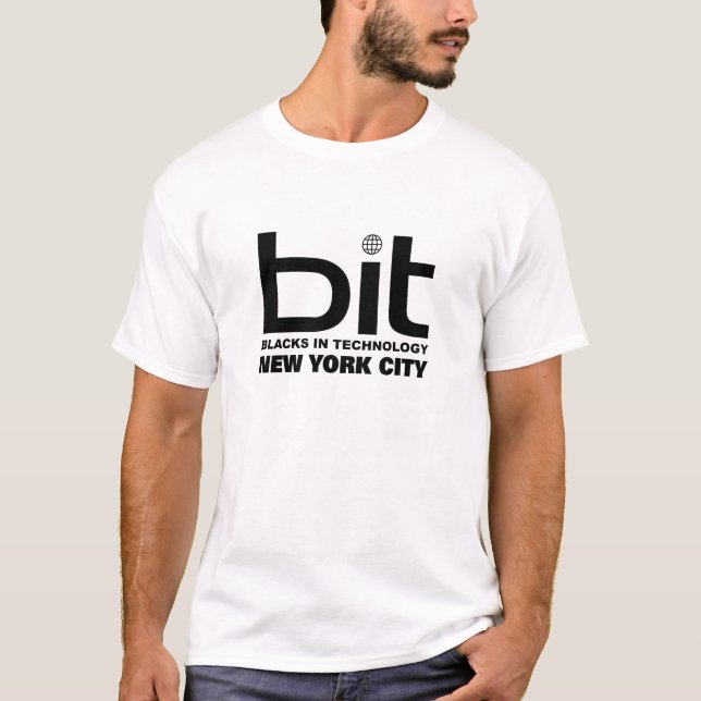 Noirs En Technologie T-shirt NYC (Devant)