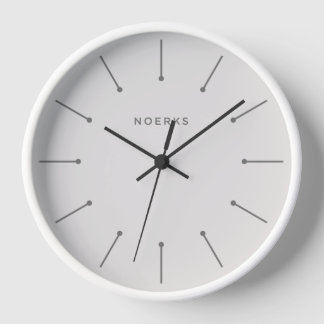 Noirva Minimal Clock