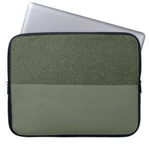 Noise Moss Green Top Laptop Sleeve – Customizable