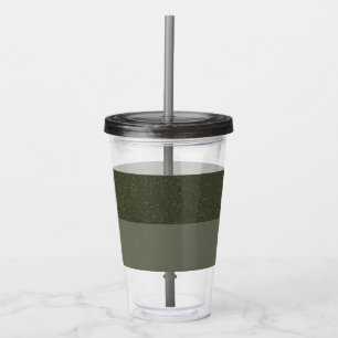 Noise & Smooth Moss Green Tumbler – Customizable