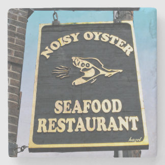 Noisy Oyster Seafood Restaurant Charleston, SC. Stone Coaster