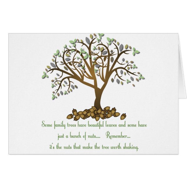 Noix d'arbre familial (Devant horizontal)