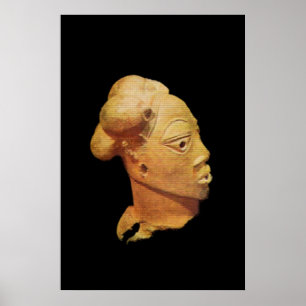 NOK HEAD (TERRACOTTA) POSTER