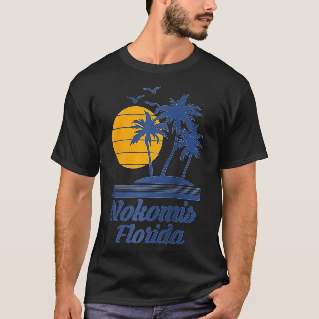 Nokomis Florida FL Beach City State  T-Shirt (Front)