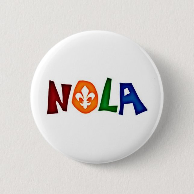 NOLA 2 INCH ROUND BUTTON (Front)