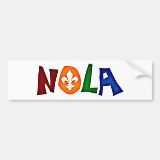 NOLA BUMPER STICKER (Front)