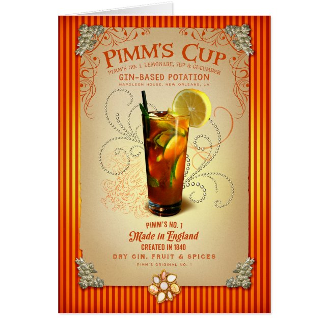 NOLA Collection Pimm's Cup Cocktail (Front)