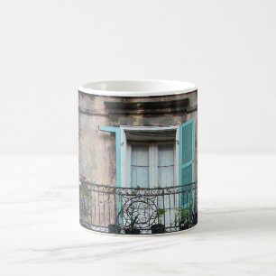 NOLA French Quarter balcony mug