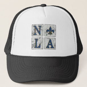 NOLA French Quarter New Orleans Louisiana Trucker Hat