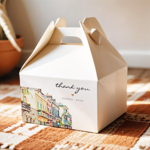 NOLA New Orleans Bourbon Street Mardi Gras Favor Box