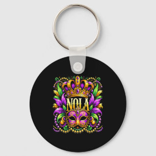 Nola New Orleans Mardi Gras 2025  Keychain