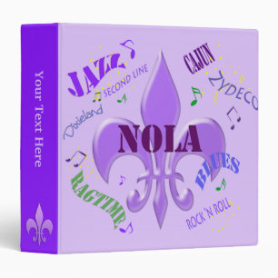 Nola New Orleans Music Binder