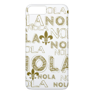 NOLA NOLA NOLA Gold Fleur-de-lis Case-Mate iPhone Case