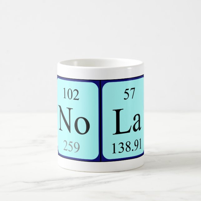 Nola periodic table name mug (Center)
