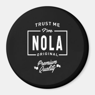 Nola Personalized Name Birthday Magnet