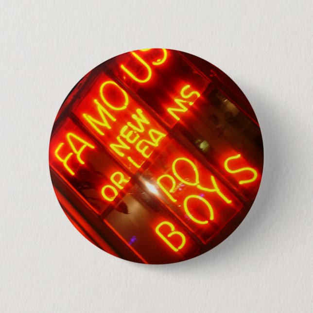 NOLA Po Boys 2 Inch Round Button (Front)