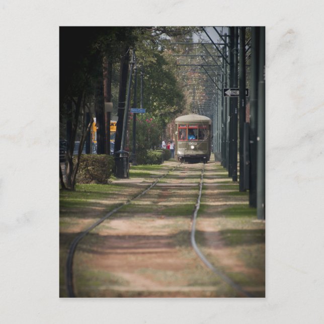 NOLA Streetcar Postcard (Front)