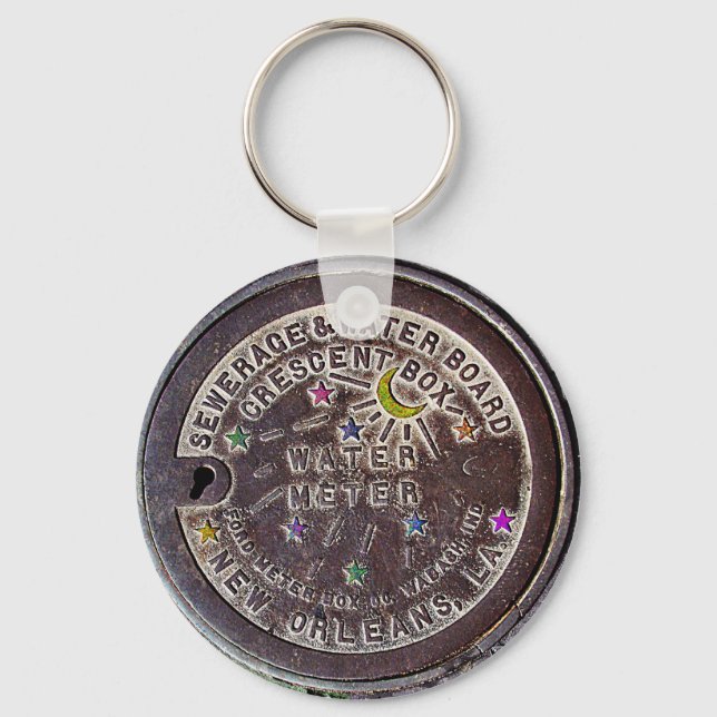 NOLA Water Metre Keychain (Front)