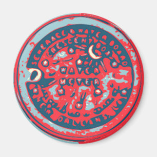 nola water metre magnet