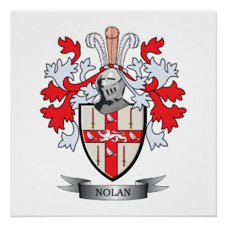 Nolan Coat of Arms Poster