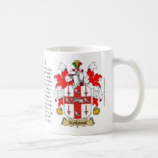 Noland, the Origin, the Meaning and the Crest Coffee Mug